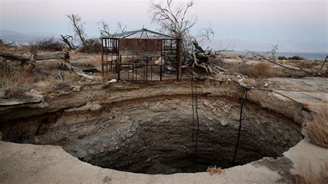 Abandoned Tourist Resorts Swallowed by Sinkholes Caused by Shrinking ...