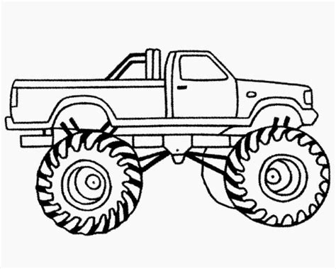 Stunning coloring pages | Monster Truck Coloring Pages Easy Designs| (29)