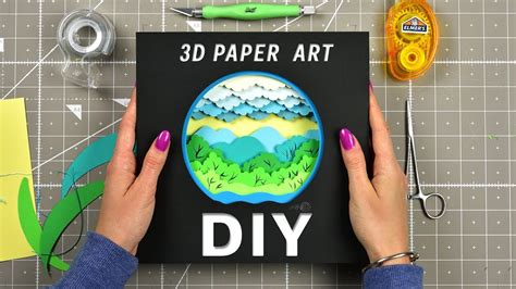 3D Paper Art | DIY Time Lapse | OLGA SKOROKHOD - YouTube