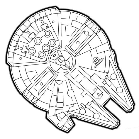 Printable Millennium Falcon - Printable Word Searches