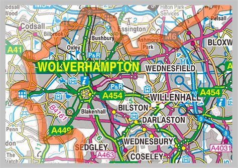 West Midlands County Map– I Love Maps