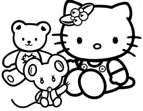 Free Printable Hello Kitty Coloring Pages For Kids