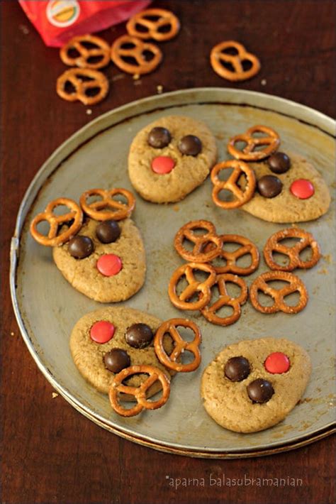 Peanut Butter Reindeer Cookies Recipe | My Diverse Kitchen - A ...