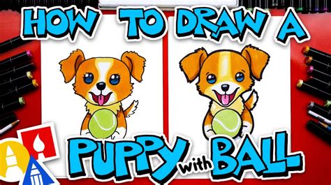 Cute Puppy Drawings For Kids