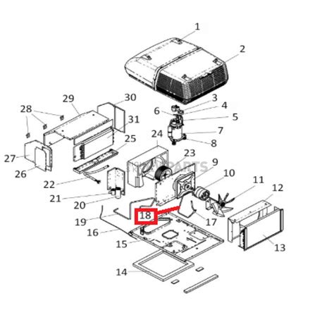 Coleman Mach Air Conditioner Drain Hose - 48203C131 | HighSkyRvParts.com