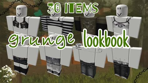 : grunge clothing lookbook! 🕯 : roblox : - YouTube