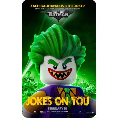 BATMAN LEGO (JOKER MOVIE POSTER) FRIDGE MAGNET