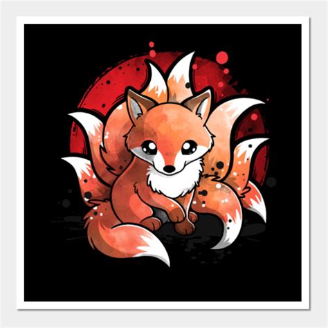 Nine tailed fox by cargobakeshop | Pintura de zorro, Dibujo de animales ...