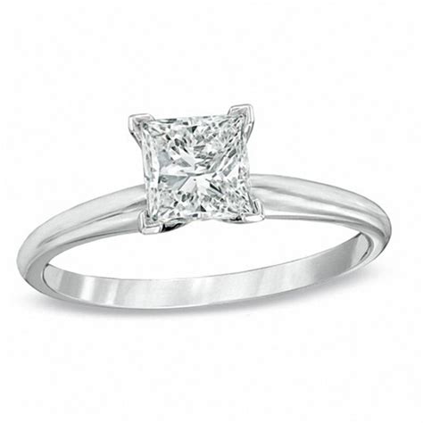 Princess Cut Solitaire - Engagement Rings