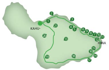 Road To Hana Map With Mile Markers Images