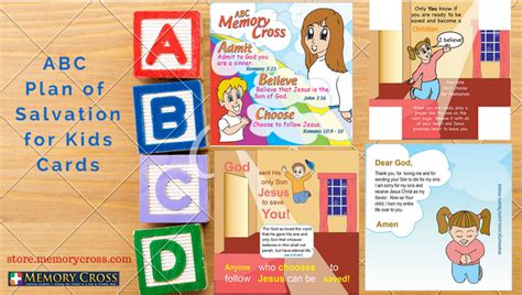 Gospel Tract for Kids - ABC Plan of Salvation This Gospel tract for ...