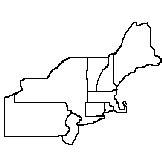 Blank Map Of United States Northeast Region