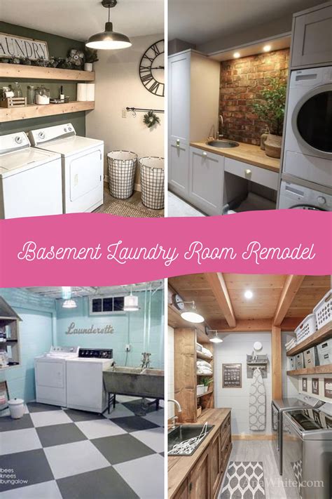 63+ Basement Laundry Room Ideas – Pink Pop Design