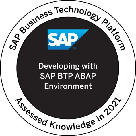 SAP Business Technology Platform 2021 - Developing with SAP BTP ABAP ...