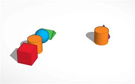 3D design All TinkerCad basic shapes made of cylinders | Tinkercad