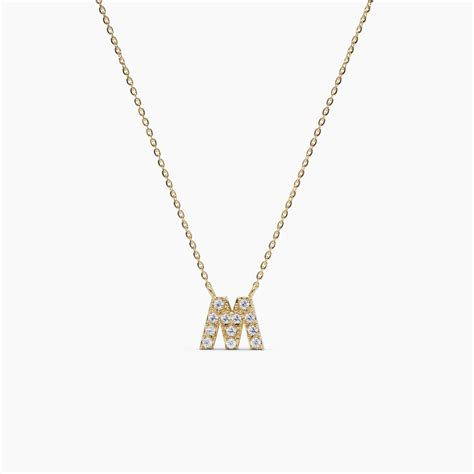 Diamond Initial Necklace