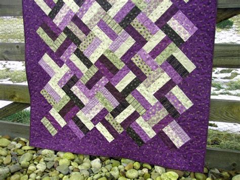 Handmade Lap Quilt Purple Persuasion