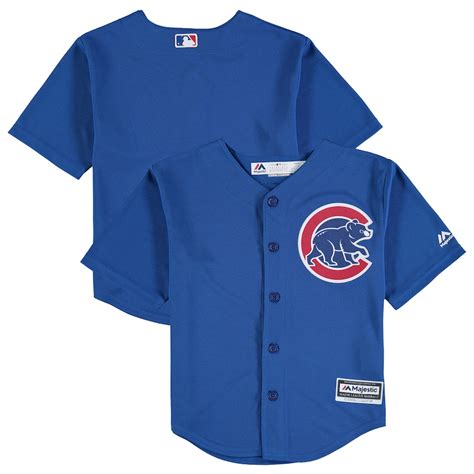 Preschool Chicago Cubs Majestic Royal Alternate Official Cool Base Team ...