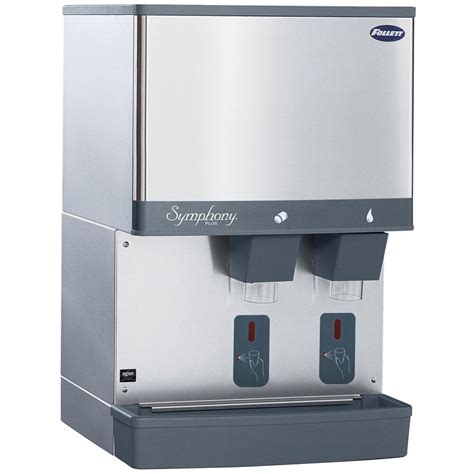 Follett 50CI425W-S Symphony Countertop Water Cooled Ice Maker and Water ...