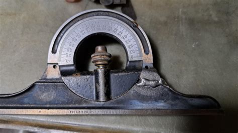 Welding repair of a combination square protractor | The Hobby-Machinist