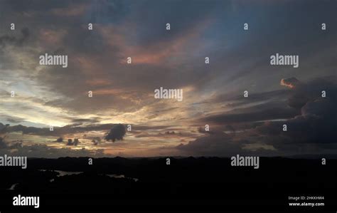 Sunset in Norway Stock Photo - Alamy