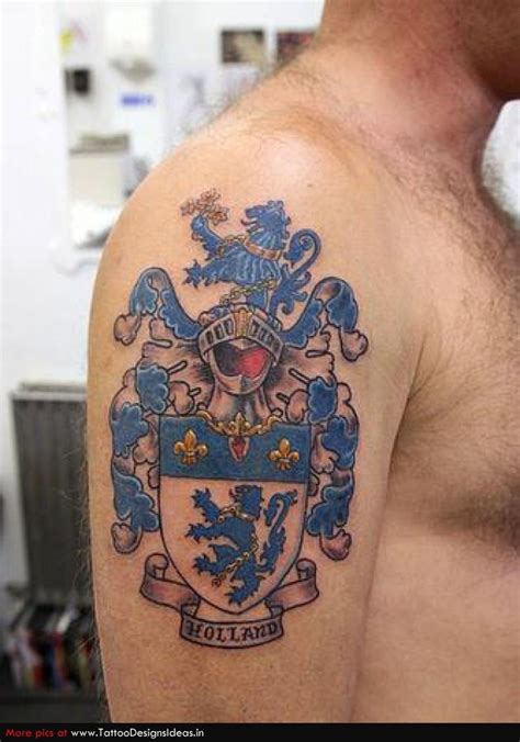 Family Crest Tattoo Ideas