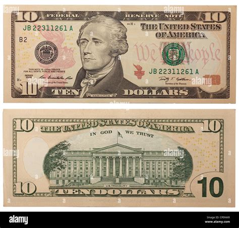 Ten dollar bill hi-res stock photography and images - Alamy