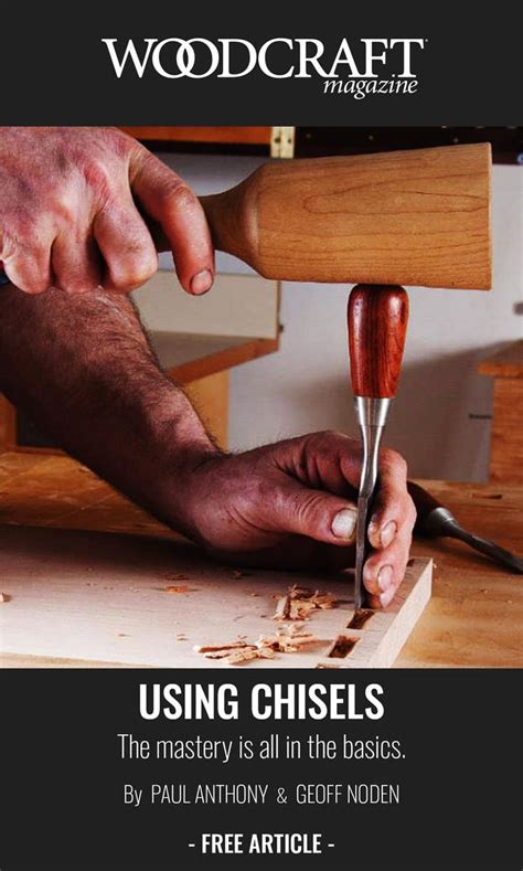 Using Chisels | Woodworking, Woodworking chisels, Wood crafts