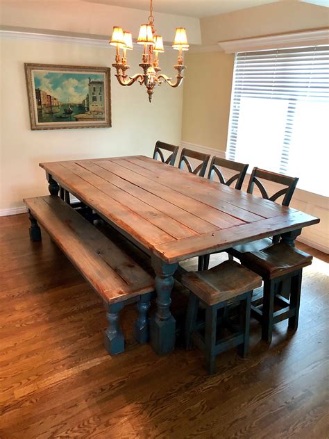 Cool Rustic Farmhouse Kitchen Table And Chairs References