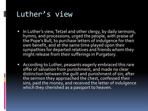 Purgatory... part 5...martin luther, indulgences, his excommunication…