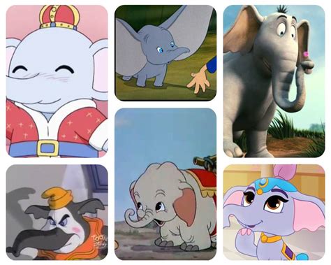 30 Elephant Cartoon Characters