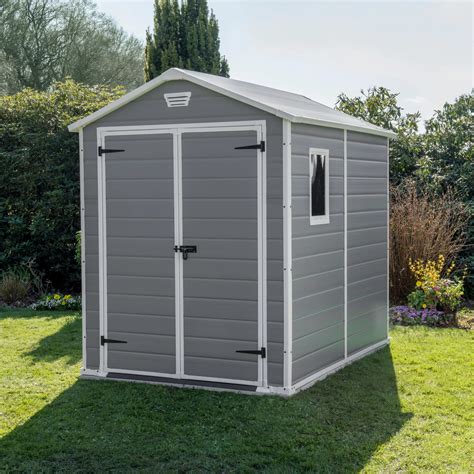 8x6 Manor Apex roof Plastic Shed | Departments | DIY at B&Q