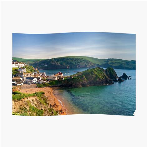 "Hope Cove, Devon, England" Poster by gilesclare | Redbubble