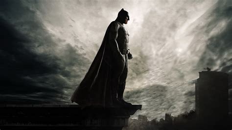 Batman On The Roof Of Seeing Gotham City, HD Superheroes, 4k Wallpapers ...