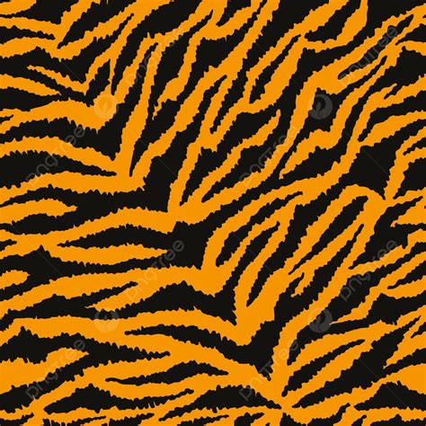 Tigers Print Design Seamless Tiger Fur Pattern Striped Skin Fabric ...