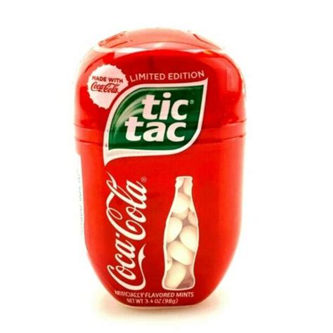 Tic Tac Coca Cola Hard Candy Mint 34oz 3 Pack For Sale Online Ebay