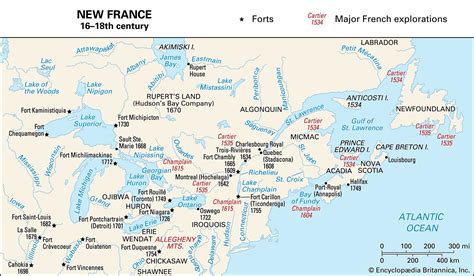 Samuel De Champlain Route Map