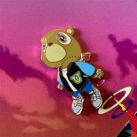 Yeezy Bear Lapel Pin Kanye West Graduation Blue Jacket - Etsy Canada