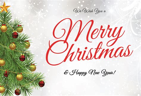 Christmas and New Year Greeting Card Template in Publisher, Pages, PSD ...