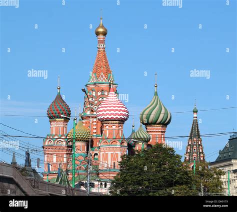 In Red Square, St. Basil's Cathedral Stock Photo - Alamy