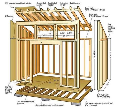 10x6 Shed Plans - Storage Shed Plans