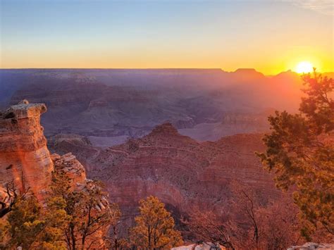 Best place to see the Grand Canyon Sunrise at South Rim • Our Woven Journey