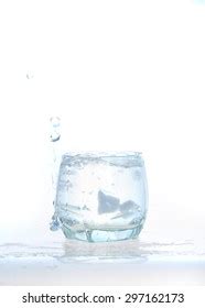 Ice Cubes Fall Cold Water Splash Stock Photo 1988559563 | Shutterstock