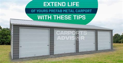 Tips to Extend the Life of Your Prefab Metal Carport