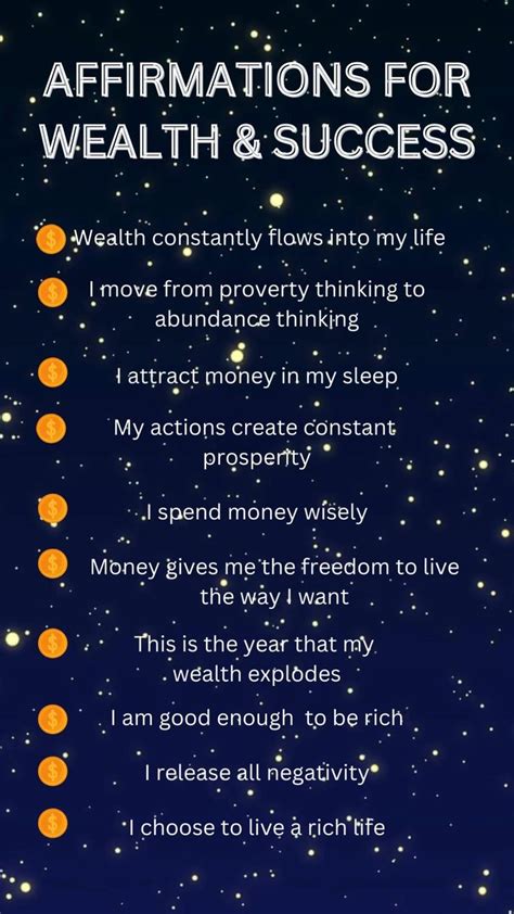 Affirmations For Wealth, Success & Gratitude | Affirmation quotes ...