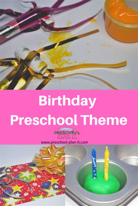 Preschool Birthday Theme