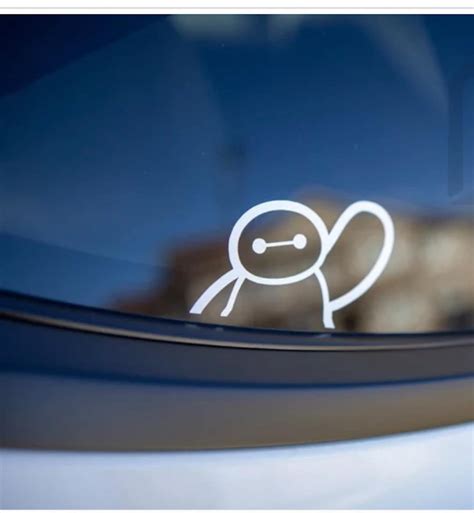 2 Pack Baymax Sticker Vinyl Decal - Etsy