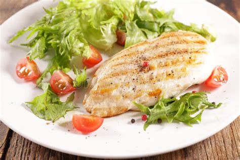 Grilled chicken fillet stock image. Image of culinary - 181999831