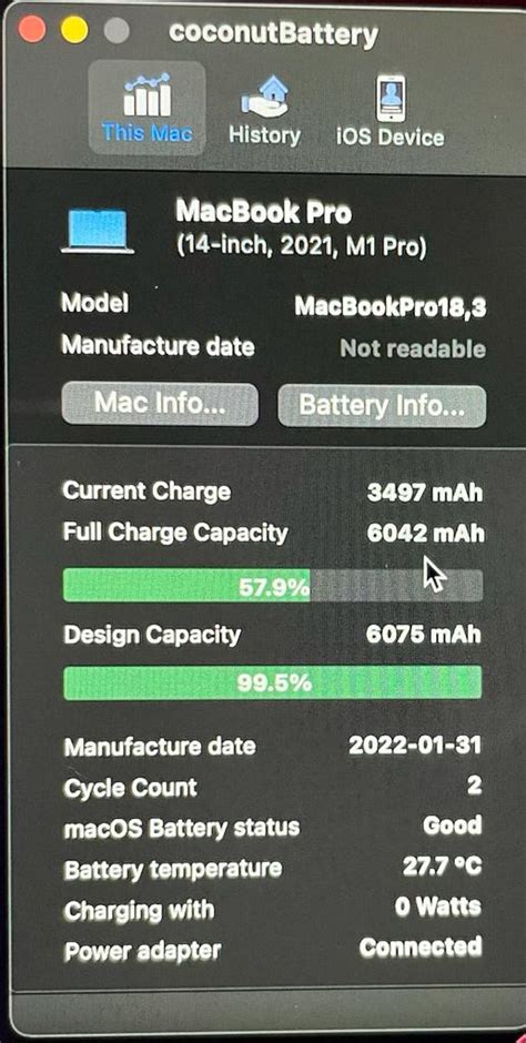 Please share the battery capacity of your Macbook Pro 2021 M1 Pro/Max ...