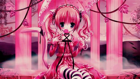 Pink Anime Wallpaper : Aesthetic Anime Girls Pink Hair Wallpapers ...